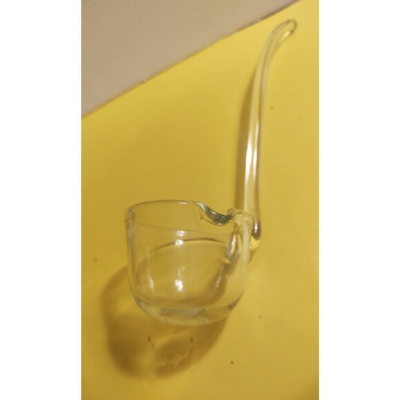 Vintage Glass Ladle 14 ” Hand Blown - Ladle Bowl 4" wide - Picture 9 of 9